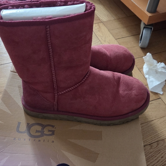 UGG Raspberry Suede Boots - Picture 2 of 3